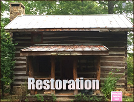 Historic Log Cabin Restoration  Shenandoah, Virginia